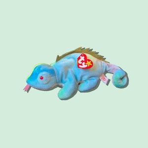 Ty The Beanie Baby Collection 'IGGY' 90s y2k Rare Stuffed Animal Collectible